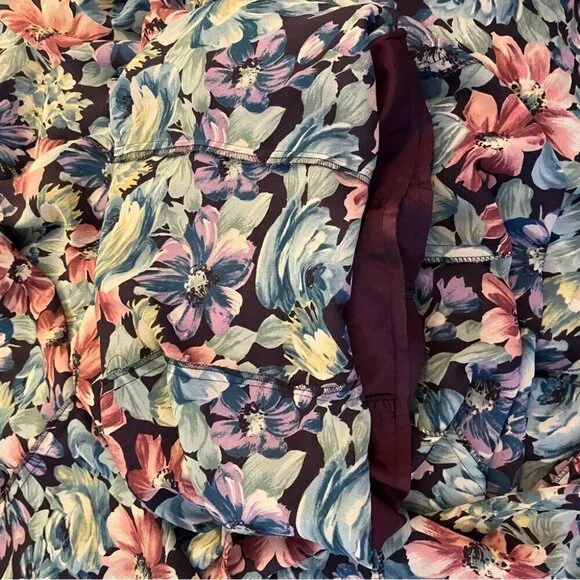 Vtg Karin Stevens‎ Maxi Dress Floral Cut Out Back Romantic Flowy Cottage Prairie - Picture 6 of 8